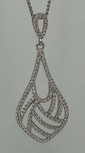 Silver and Cubic Zirconia Necklace