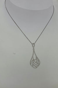 Silver and Cubic Zirconia Necklace