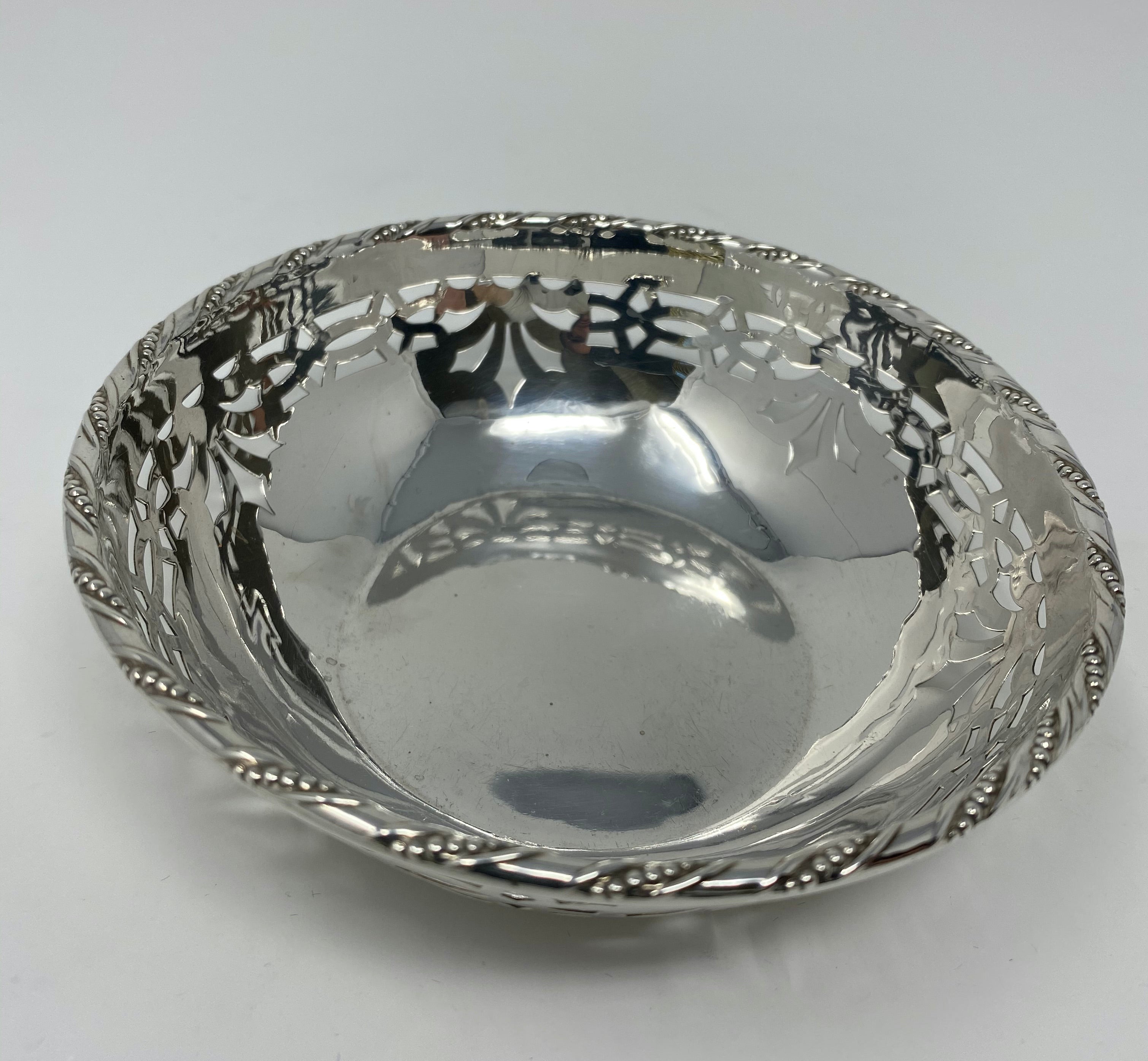 Antique Silver Sweet Dish