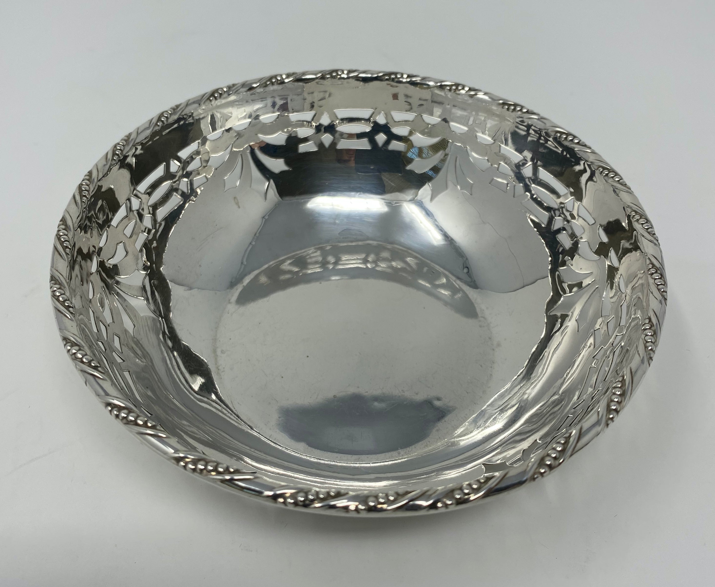 Antique Silver Sweet Dish