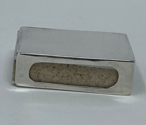 Silver Match Box Holder