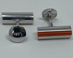 Load image into Gallery viewer, Silver and Resin Cufflinks
