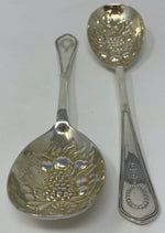 Load image into Gallery viewer, Antique Silver Plate Berry Spoons
