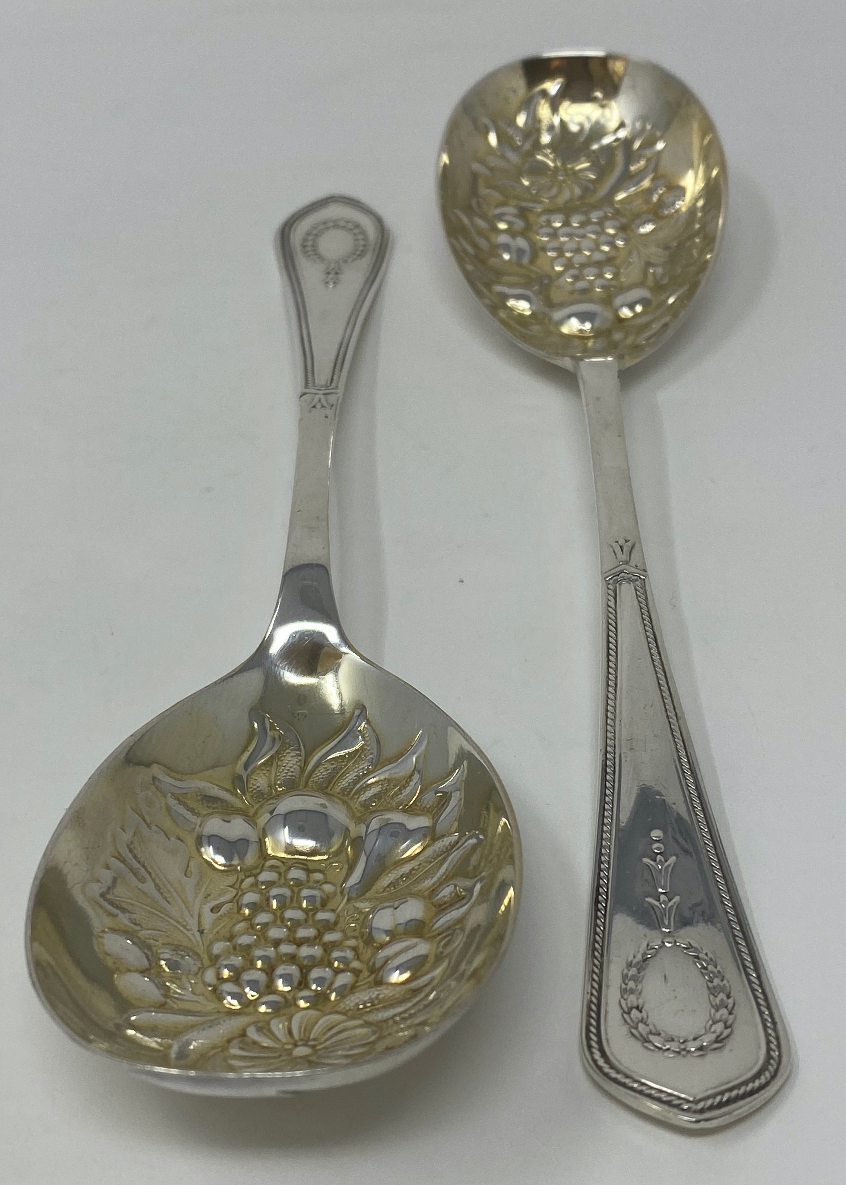 Antique Silver Plate Berry Spoons