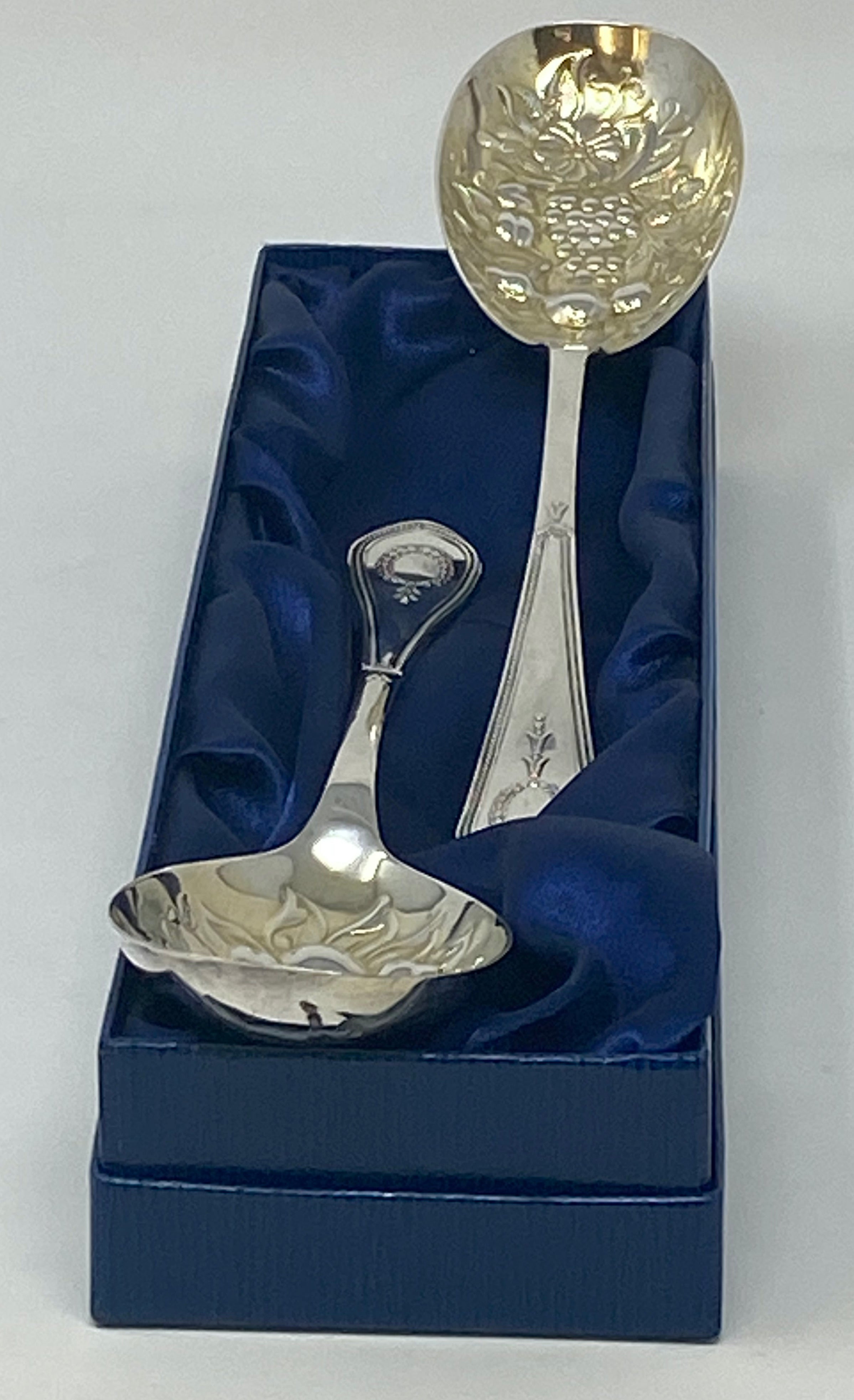 Antique Silver Plate Berry Spoons