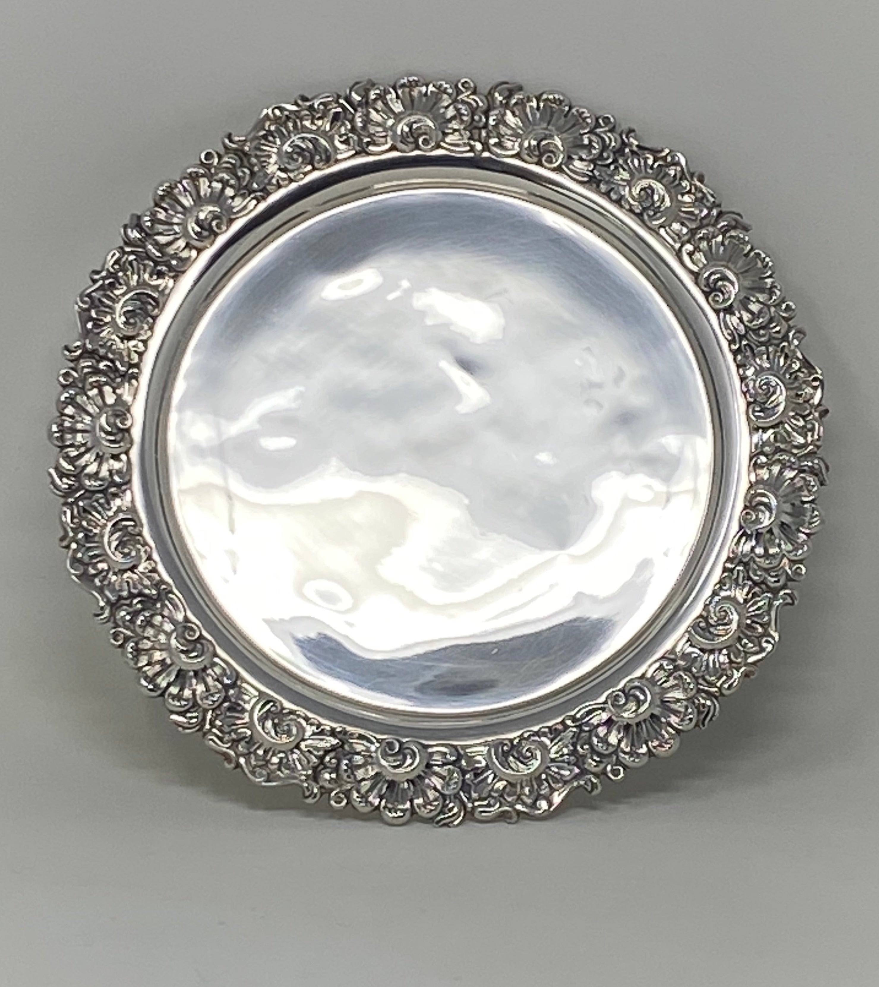 Antique Silver Plated Salver