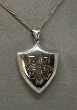 Load image into Gallery viewer, Silver Locket on Flat Curb Chain
