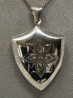 Load image into Gallery viewer, Silver Locket on Flat Curb Chain
